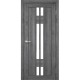 Дверь Valentino VL-05 со стеклом сатин Дуб марсала
