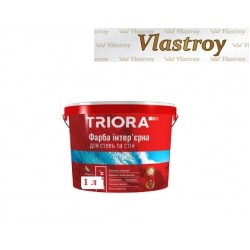 Краска Триора (Triora) для стен и потолков интерьерная 1л Краска Триора (Triora) для стен и потолков интерьерная 1л
