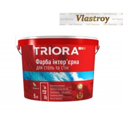 Краска Триора (Triora) для стен и потолков интерьерная 5л Краска Триора (Triora) для стен и потолков интерьерная 5л