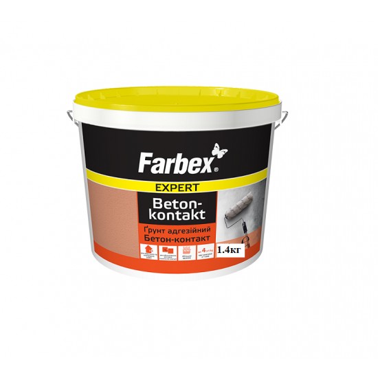Грунтовка бетоноконтакт Farbex адгезионная 1.4 кг