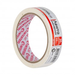 Малярная лента 25 мм 20 м белая Intertool DM-2521