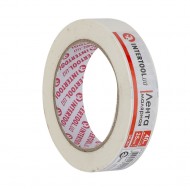 Малярная лента 25 мм 40 м белая Intertool DM-2541