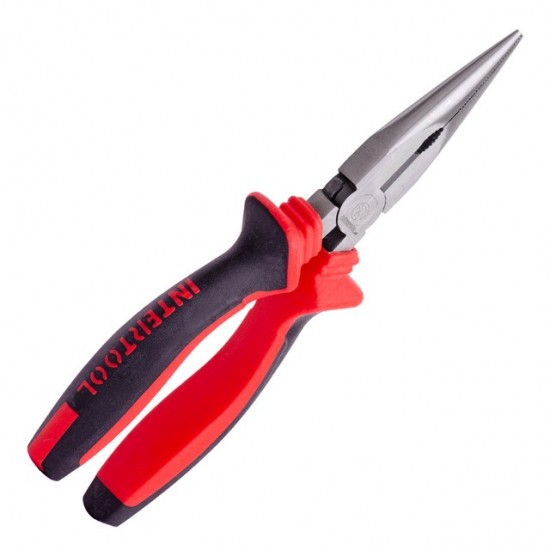 Щипцы удлиненные прямые 180 мм 40CrV Intertool NT-0138