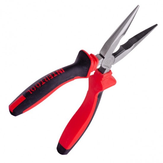Щипцы удлиненные прямые 180 мм 40CrV Intertool NT-0138