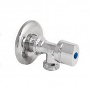 Кран шаровый угловой хром 1/2х1/2 KOER 511 KR0101