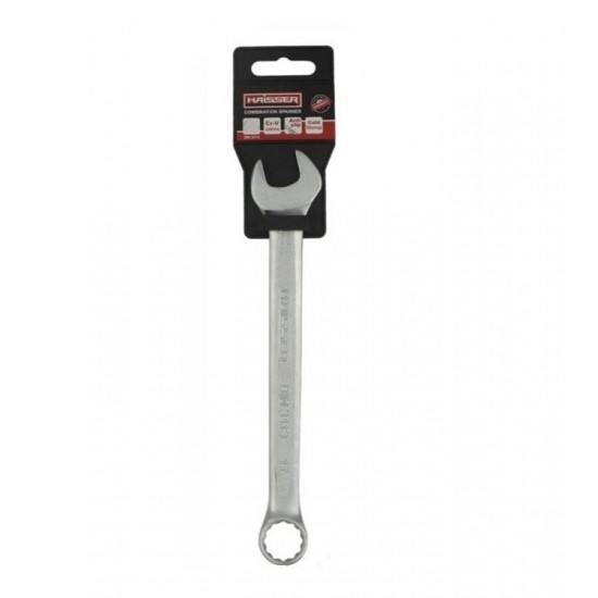Ключ гаечный комбинированный 18мм холодный штамп с подвесом HAISSER 48420