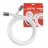 Шланг душевой силиконовый Zerix F.12 White 150см ZX2997