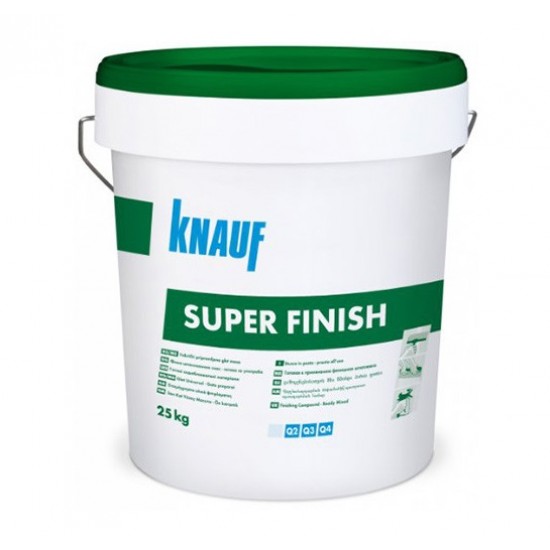 Шпаклевка готовая Кнауф (Knauf) Super Finish 28 кг