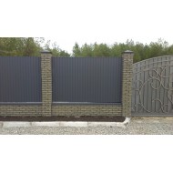 Профнастил ПС 10 Графит 7016 2.0 х 1,20 х 0,4 мм