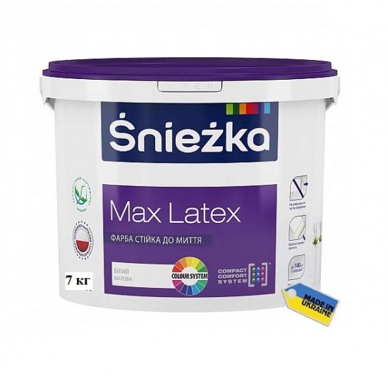 Краска латексная интерьерная Снежка Mattlatex 7 кг