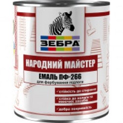 Эмаль ПФ-266 для пола Зебра 587 Сосновый боровик 0,9кг Эмаль ПФ-266 для пола Зебра 587 Сосновый боровик 0,9кг