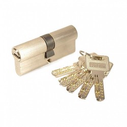 Цилиндр для дверного замка KEDR ZINK M60 ZN SN 30х30 8914