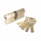Цилиндр для дверного замка KEDR ZINK M60 ZN SN 30х30 8914