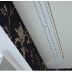 Карниз для штор пластиковый потолочный двухрядный ОМ2 1.5 м