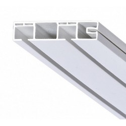 Карниз для штор пластиковый потолочный двухрядный ОМ2 2.50 м