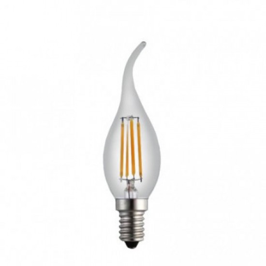 LED лампа Velmax V-Filament-C-37 6W E14 4100K 630 Lm 21-42-22