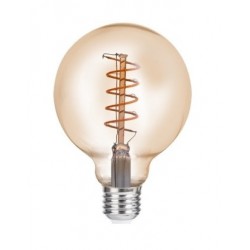 LED лампа Velmax V-Filament Amber-G95-Спираль-G 4W E27 2700 K 300 Lm 21-46-54 LED лампа Velmax V-Filament Amber-G95-Спираль-G 4W E27 2700 K 300 Lm 21-46-54