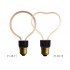 LED лампа Velmax V-Filament Dekor -Сердце 4W E27 2700 K 260 Lm 21-48-12