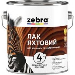 Яхтный лак глянцевый 0.45 ЗЕБРА