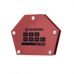 Держатель магнитный для сварки трапеция 115х90х17 мм 22 кг Intertool MW-0002