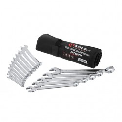 Набор ключей гаечных комбинированных 6-22 мм DIN 3113 STORM Intertool XT-1005 15шт Набор ключей гаечных комбинированных 6-22 мм DIN 3113 STORM Intertool XT-1005 15шт