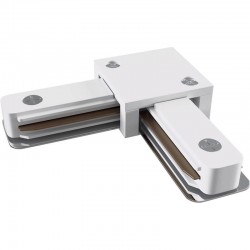 Коннектор угловой для шинопровода к трековому светильнику белый Horoz Track Connector 096-002-0002