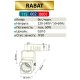Cветильник трековый MR16 GU10 Horoz Horoz Electric Rabat квадратны черный115-002-0001-020
