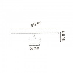 Светодиодная подсветка зеркал, картин 12W 4200К SMD LED Horoz Electric Anka-12 040-014-0012