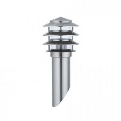 Светильник садово-парковый матовый хром Е27 150х390 мм Horoz Electric Kayin-1 075-003-0001 Светильник садово-парковый матовый хром Е27 150х390 мм Horoz Electric Kayin-1 075-003-0001