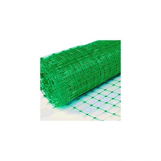 Сетка пластиковая шпалерная (огуречка) 130х180 мм 1.7х500м зеленая