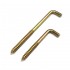 Шуруп с L образным крюком по дереву 6х80