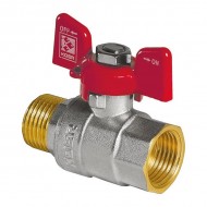 Кран шаровый 3/4 ВН KOER KR.218 красная бабочка KR0043