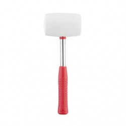 Киянка резиновая черная с металлической ручкой 680г 80мм Intertool HT-0235