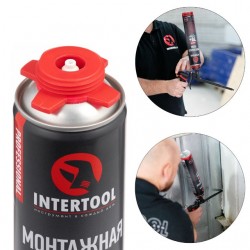 Пена монтажная профессиональная STORM 70 л INTERTOOL FS-1000