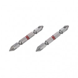 Комплект отверточных насадок PH1, PH2 1/4 60мм уп. 2 шт Intertool VT-0230