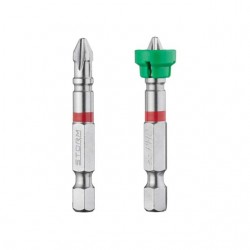 Комплект отверточных насадок PH2 с ограничителем 1/4 50мм уп. 2 шт Intertool VT-0231