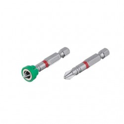 Комплект отверточных насадок PH2 с ограничителем 1/4 50мм уп. 2 шт Intertool VT-0231