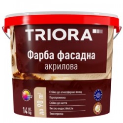 Краска фасадная акриловая TRIORA Standart 10 л Краска фасадная акриловая TRIORA Standart 10 л
