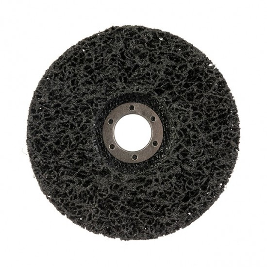 Зачистной диск вспененный абразив черный 125х22 мм Intertool BT-0602