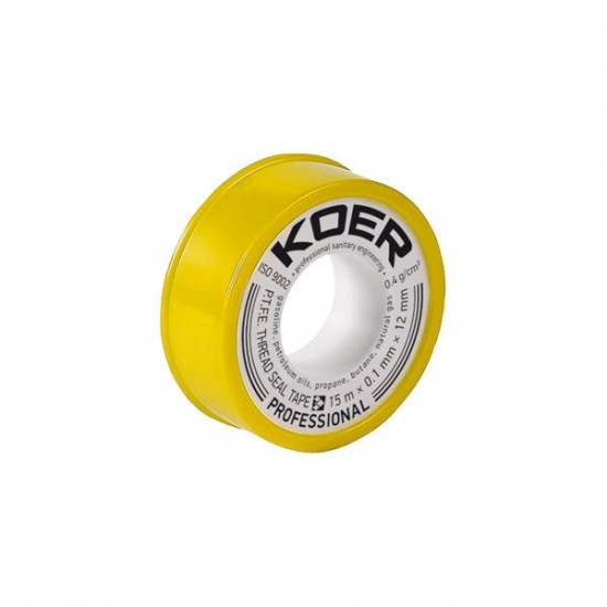 Фум лента для газа KOER 15м12мм KR0120