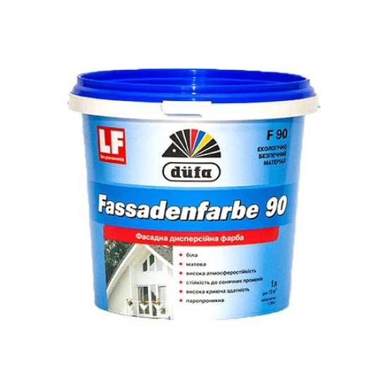 Краска фасадная Dufa Fassadenfarbe F90 1.4 кг