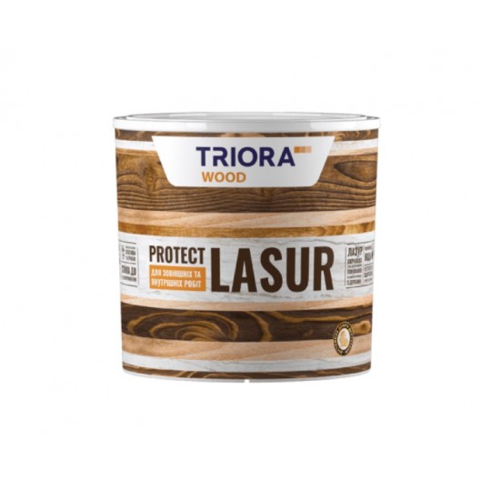 Лазурь акриловая для дерева Triora Protect Lasur белый 0.75 л