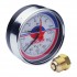 Термо-Манометр аксиальный KOER KM.812A D80мм 0-10 bar 1/2 KR0219