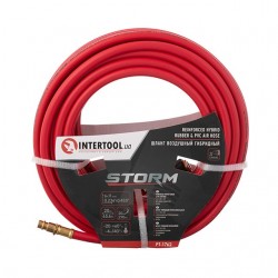 Шланг гибридный профессиональный Intertool STORM 20 атм 6х11мм 20м латунный быстроразъем PT-1762