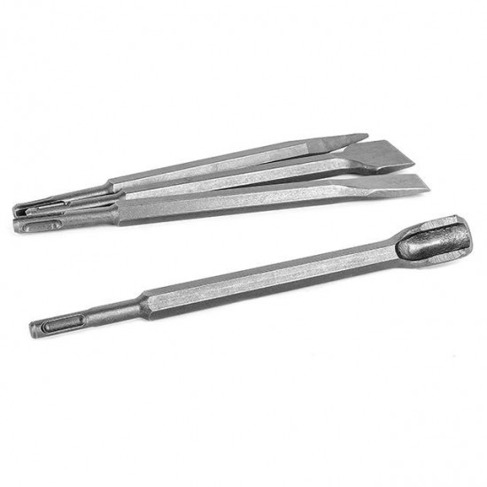 Набор зубил для перфоратора 4шт. Intertool SD-0410