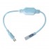 Кабель питания LEBRON L-CLIP-N220 для ленты NEON AC220V 8х16мм 13-79-50