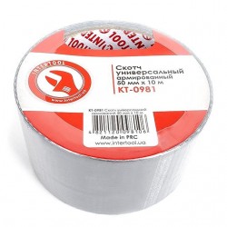 Скотч армированный 50ммх10мx52мкм Intertool KT-0981