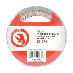 Скотч армированный 50ммх10мx52мкм Intertool KT-0981