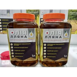 Масло льняное для обработки древесины 1л Масло льняное для обработки древесины 1л