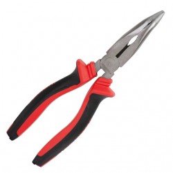 Длинногубцы изогнутые 180 мм 40CrV STORM Intertool NT-0148